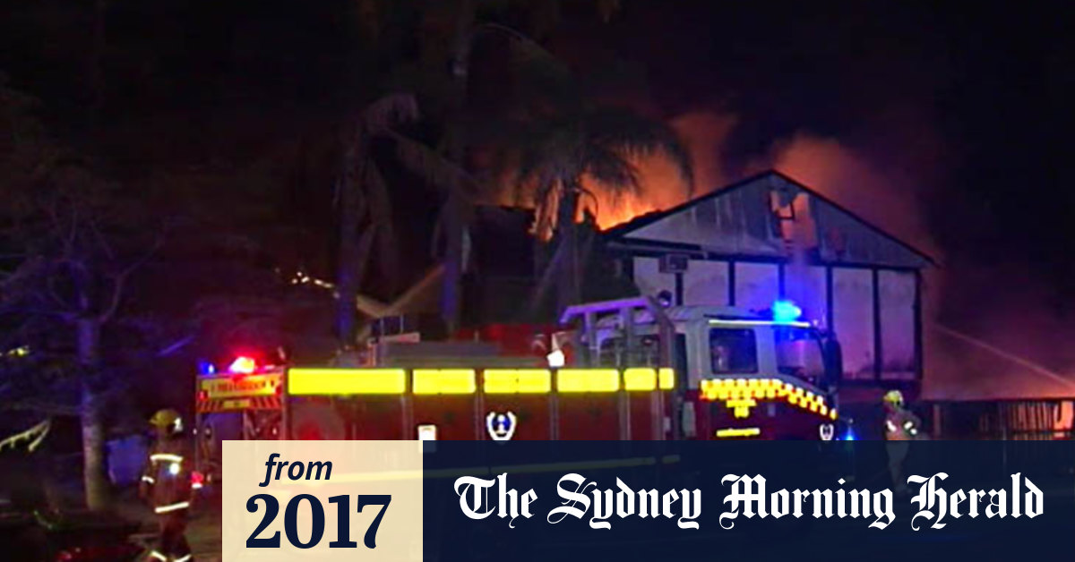 Video Woman killed in Sydney house fire